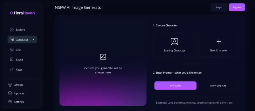 HeraHaven Image Generator
