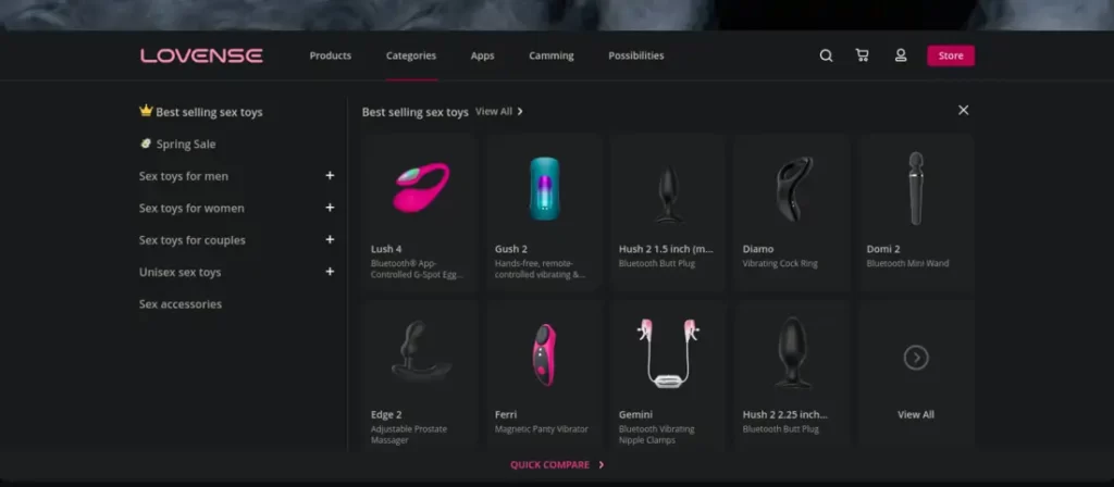 Lovense best selling sex toys