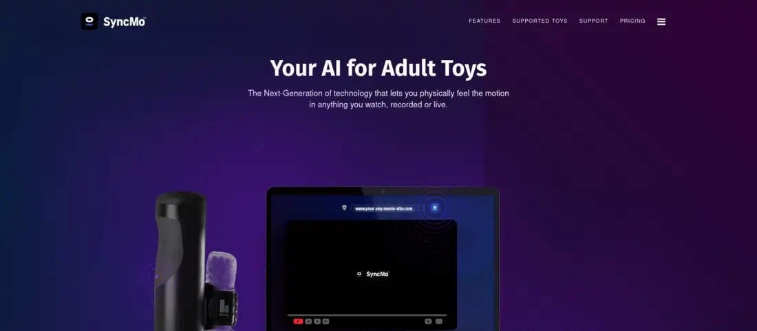 SyncMo homepage
