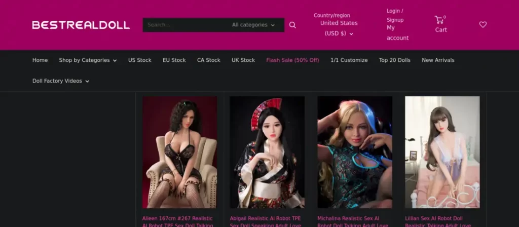 BestRealDoll AI Sex Robots