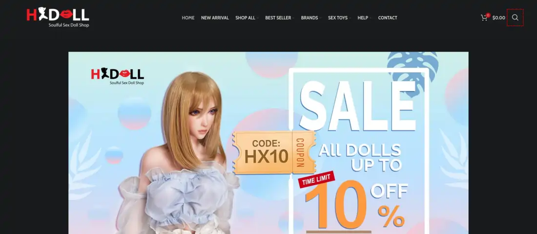 HXDoll homepage