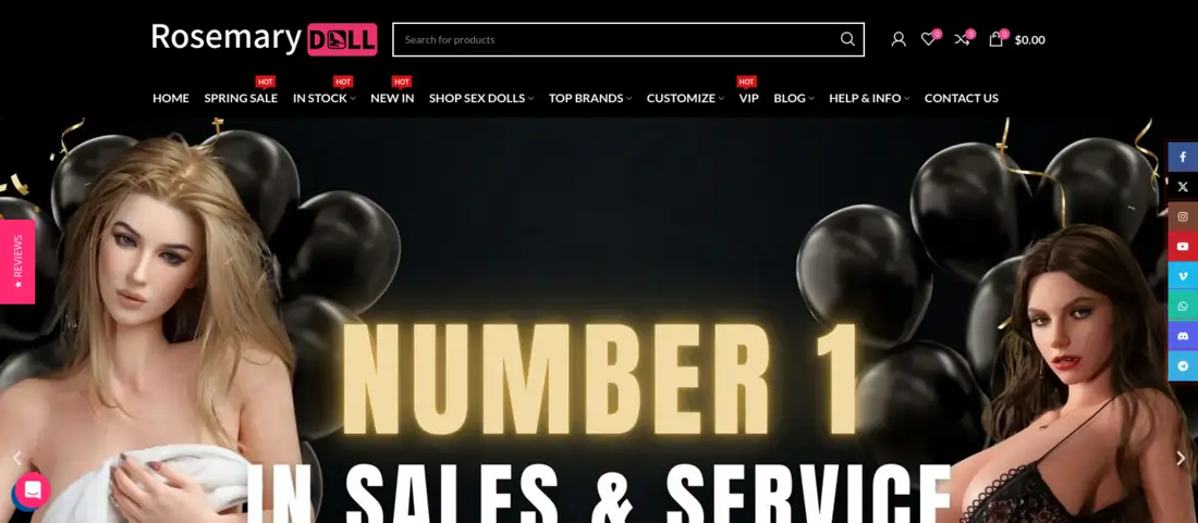 RoseMaryDoll homepage