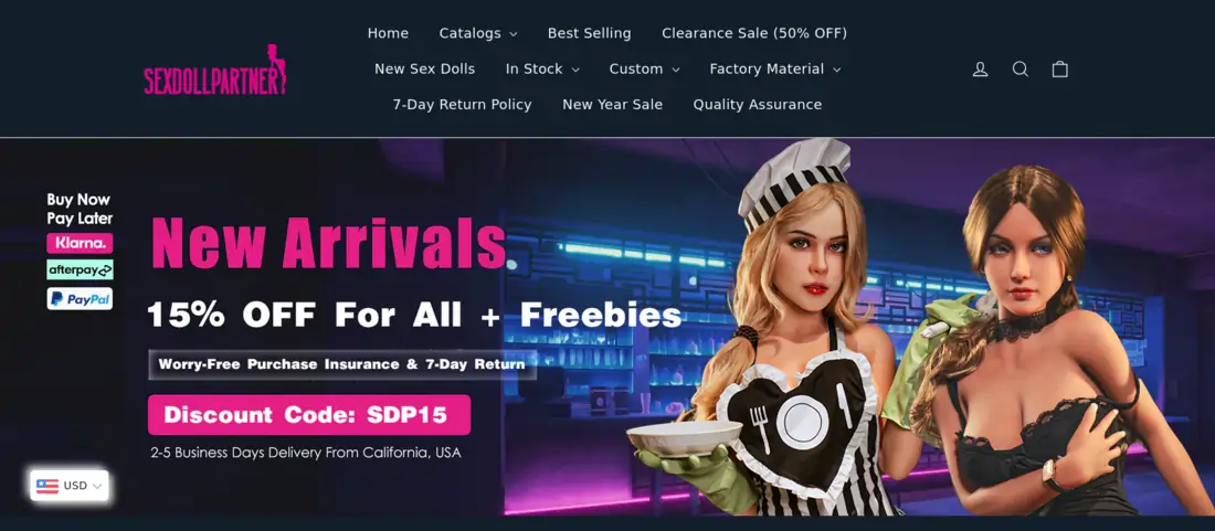 SexDollPartner homepage