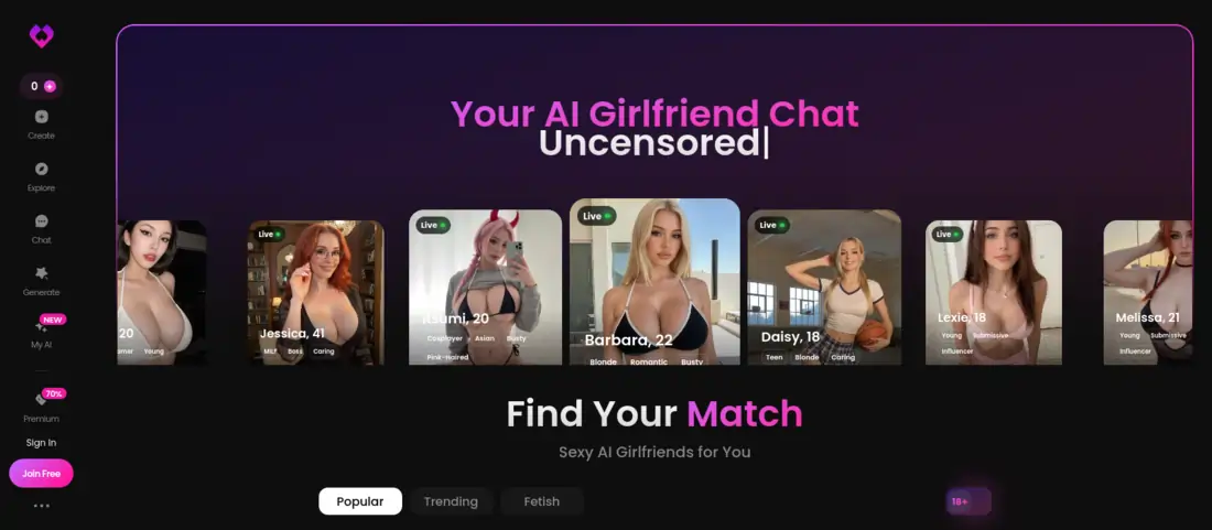 GoLove.ai homepage